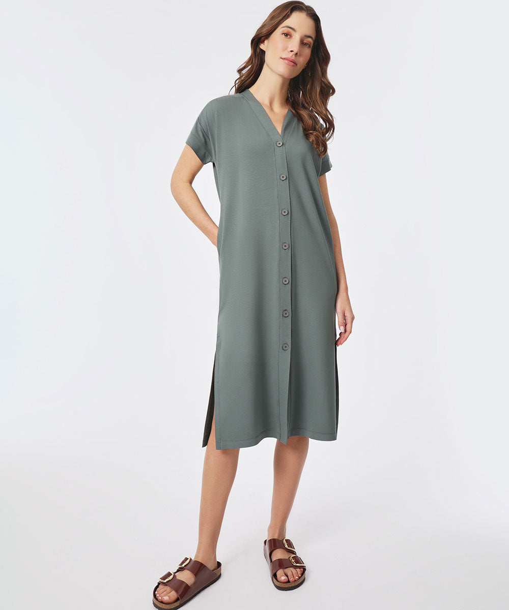 Odera Cuff Sleeve Dress