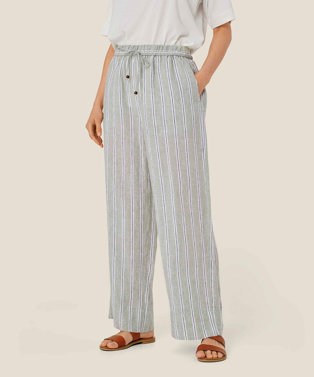 Long striped pants best sale