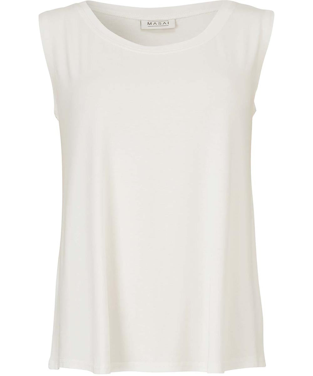 Cream Elisa Tank Top - Jersey Tank Top | Masai Copenhagen